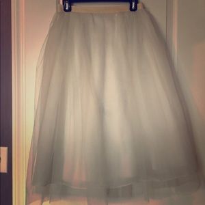 BCBG generation baby blue tulle skirt